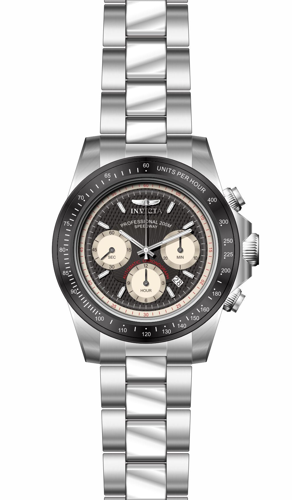 Band for Invicta Speedway Automatic Men 39075