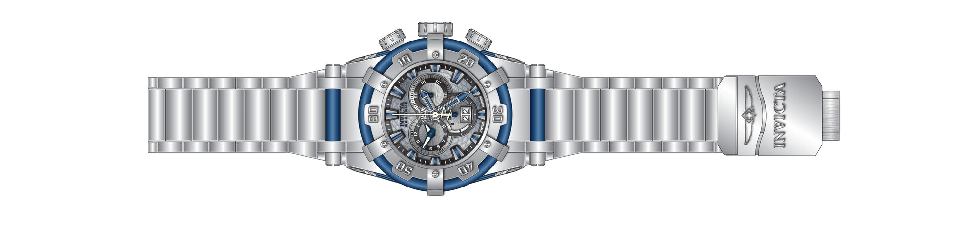Band for Invicta Reserve Hyperion Men 37332
