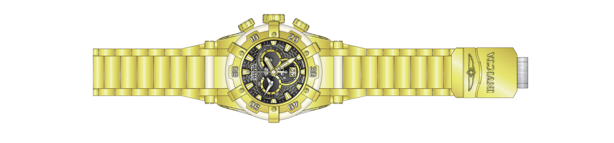 Band for Invicta Reserve Hyperion Men 37337