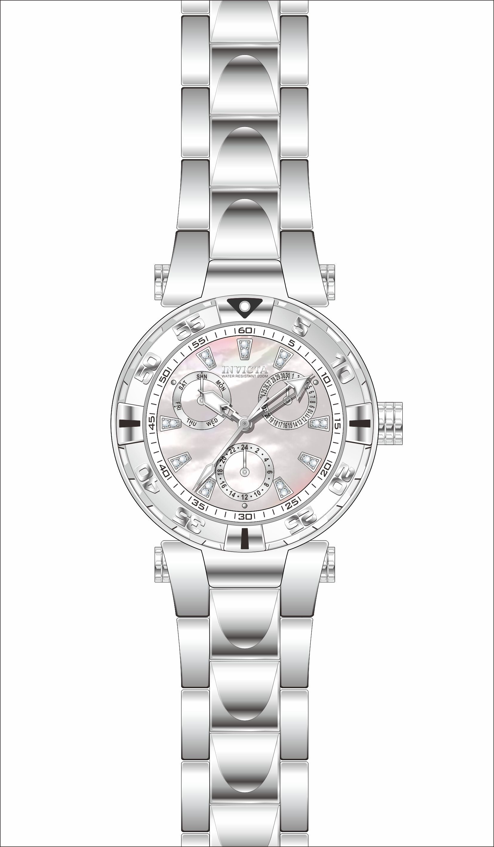 Parts for Invicta Subaqua Lady 39225