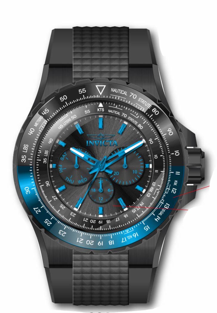 Band for Invicta Aviator Men 39278