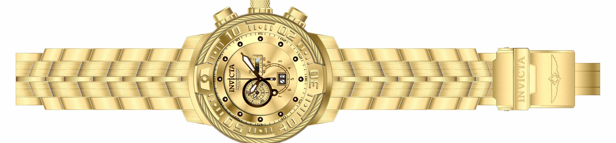 Band for Invicta Bolt Men Gold Label 39285