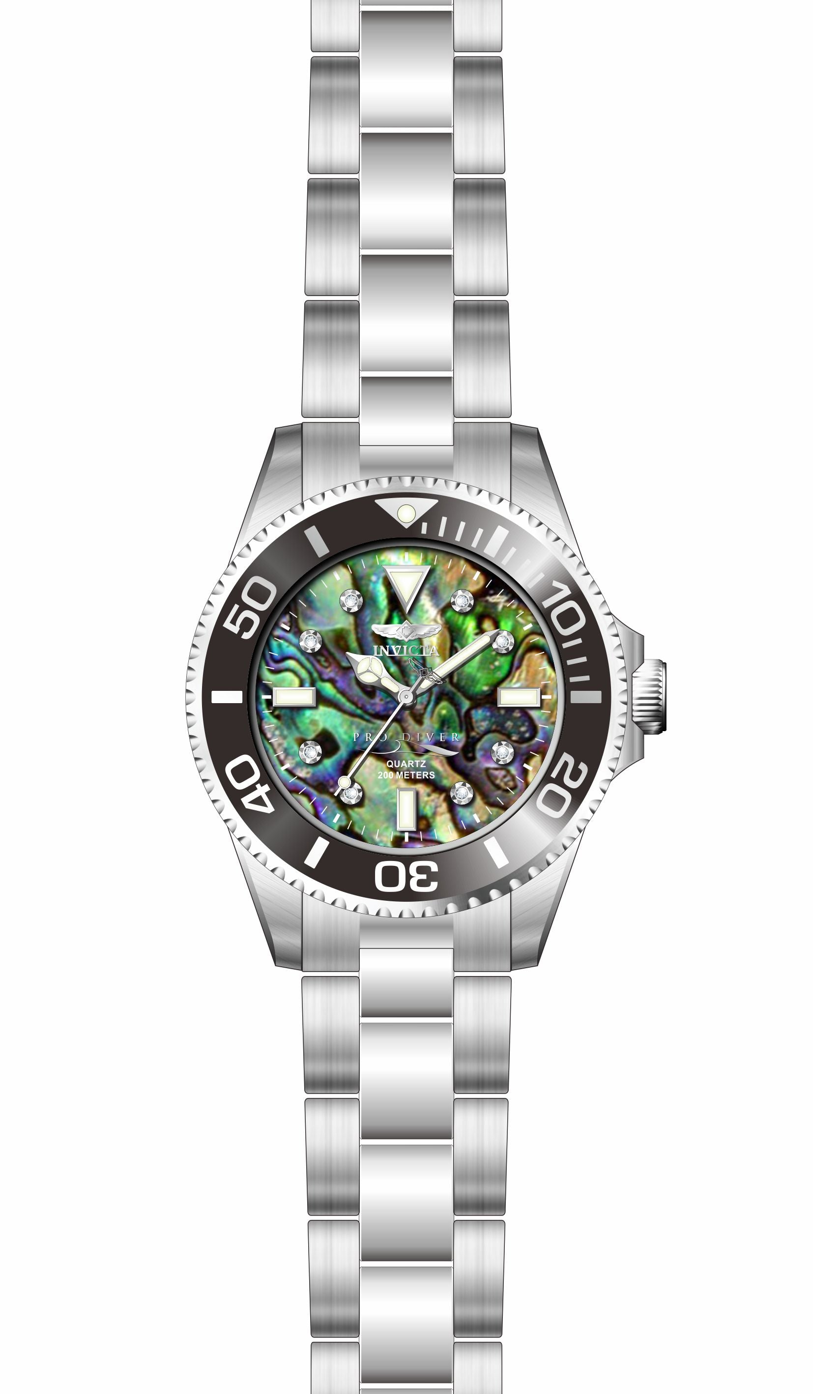 Band for Invicta Pro Diver Lady 39293