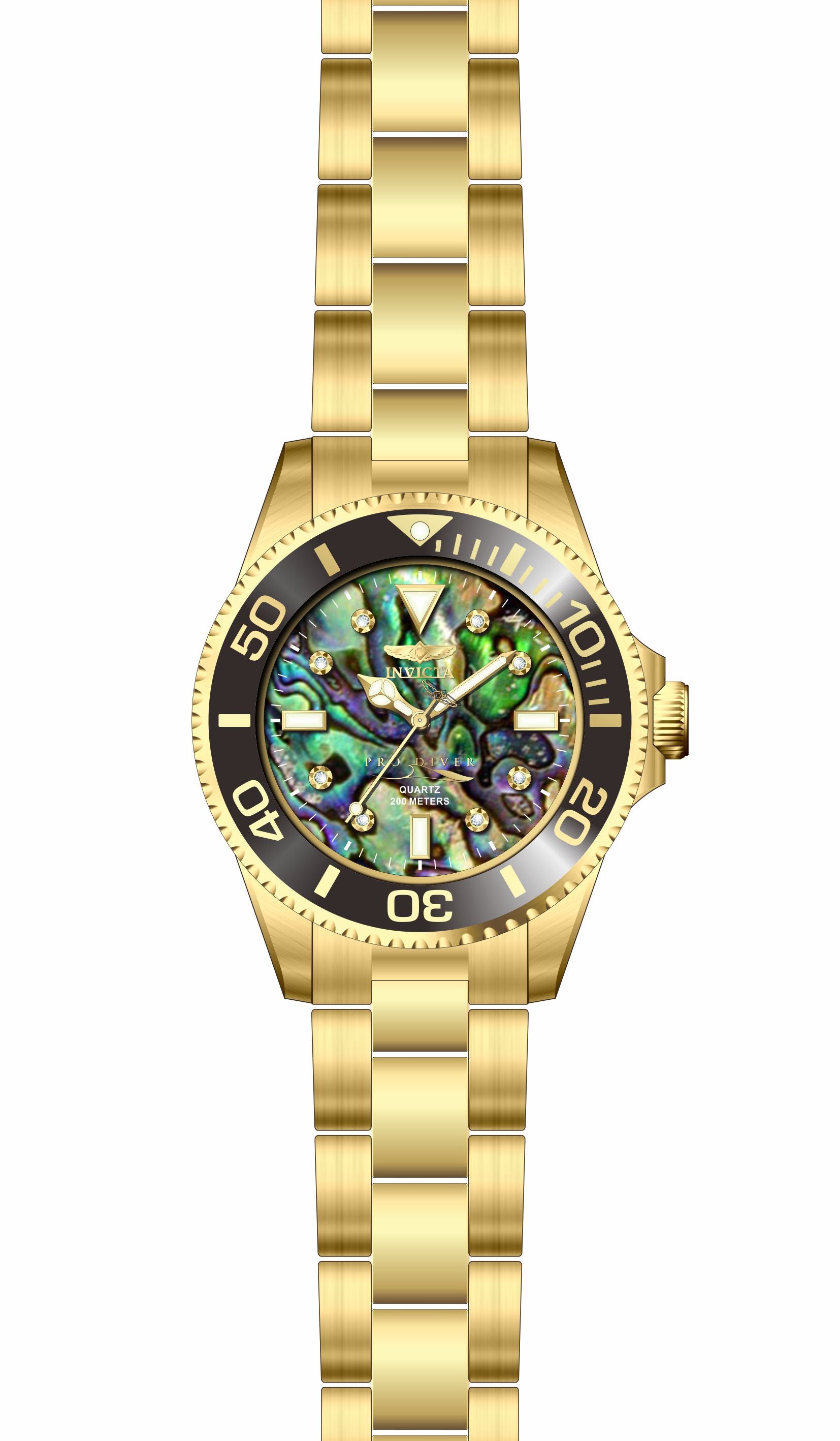 Band for Invicta Pro Diver Lady 39294