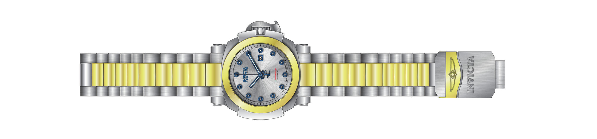 Band for Invicta Reserve Man of War Men 39059