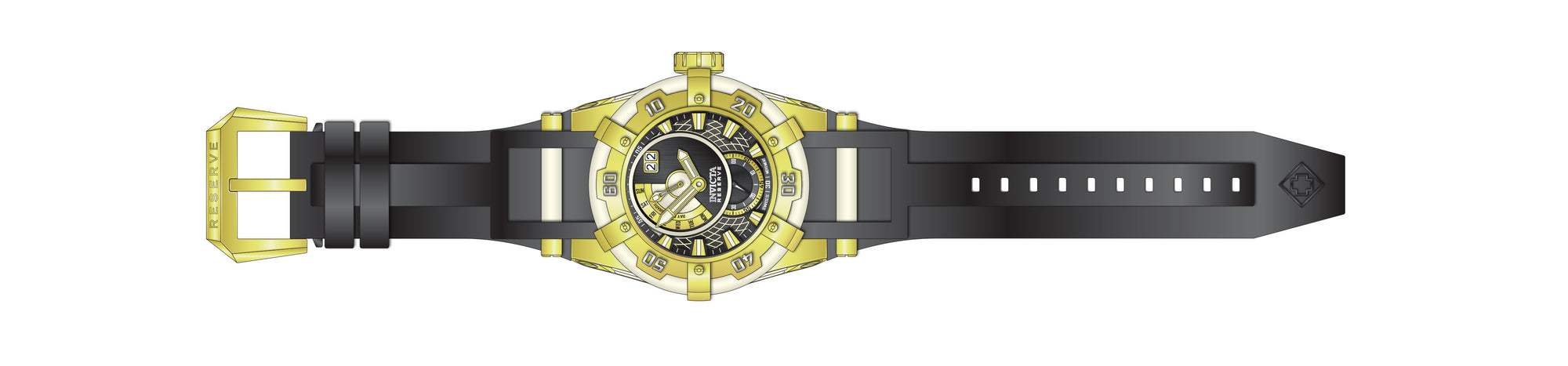 Band for Invicta Bolt Hyperion Men 37204
