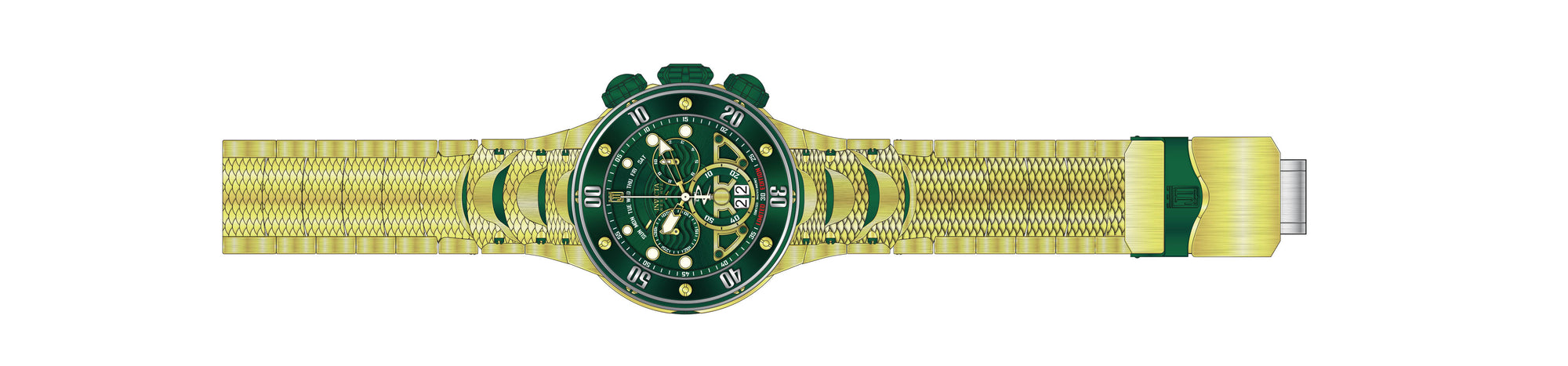 Band for Invicta JT Men 38564