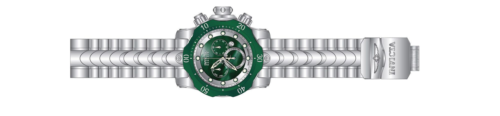 Band for Invicta Reserve Grand Venom Men 38351