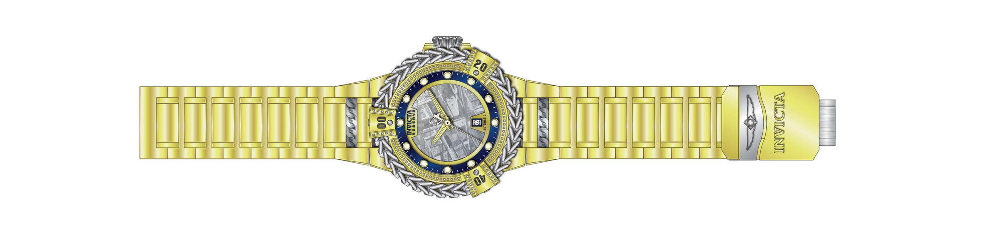 Band for Invicta Reserve Herc Men 38344