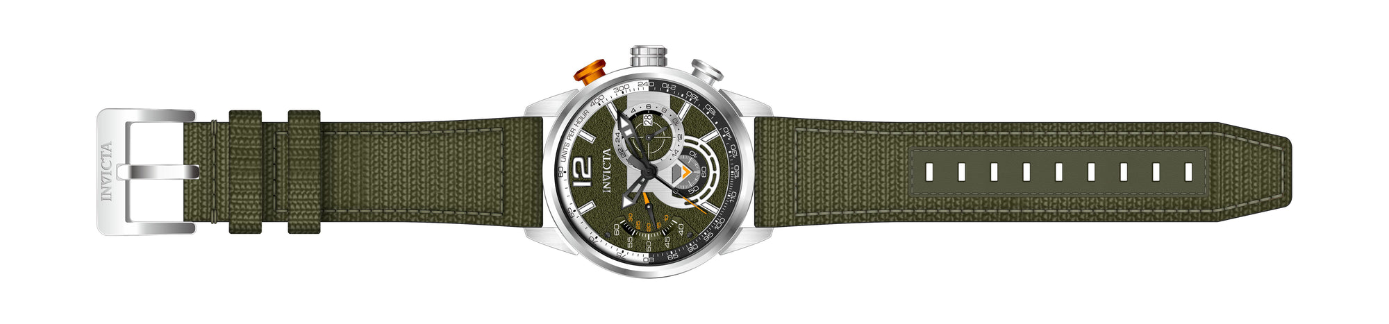 Band for Invicta Aviator Men 39654