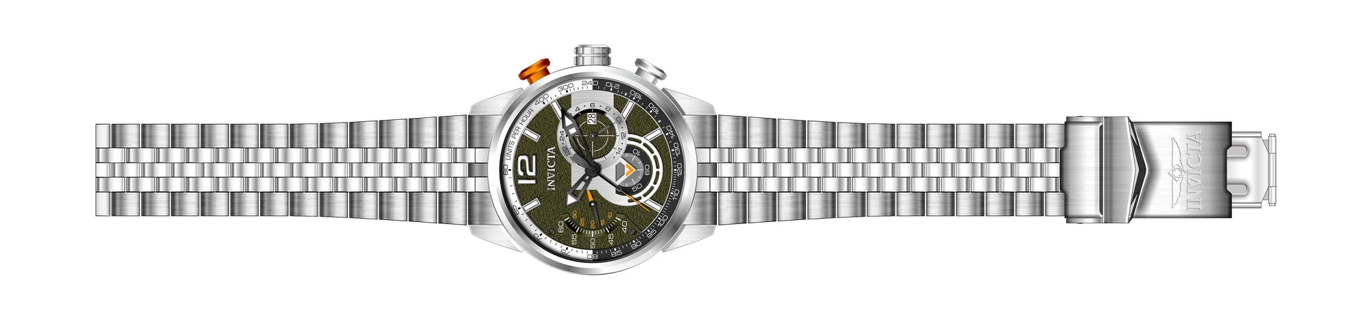 Band for Invicta Aviator Men 39664