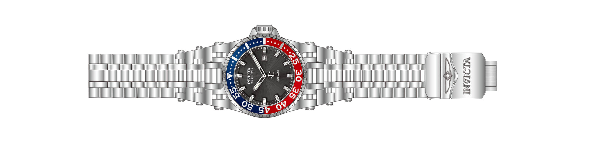 Band for Invicta Reserve Chaos Men 38704