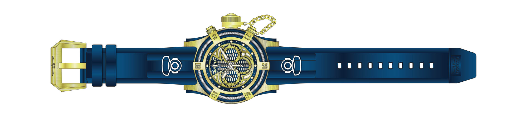 Band for Invicta Russian Diver Men 38246