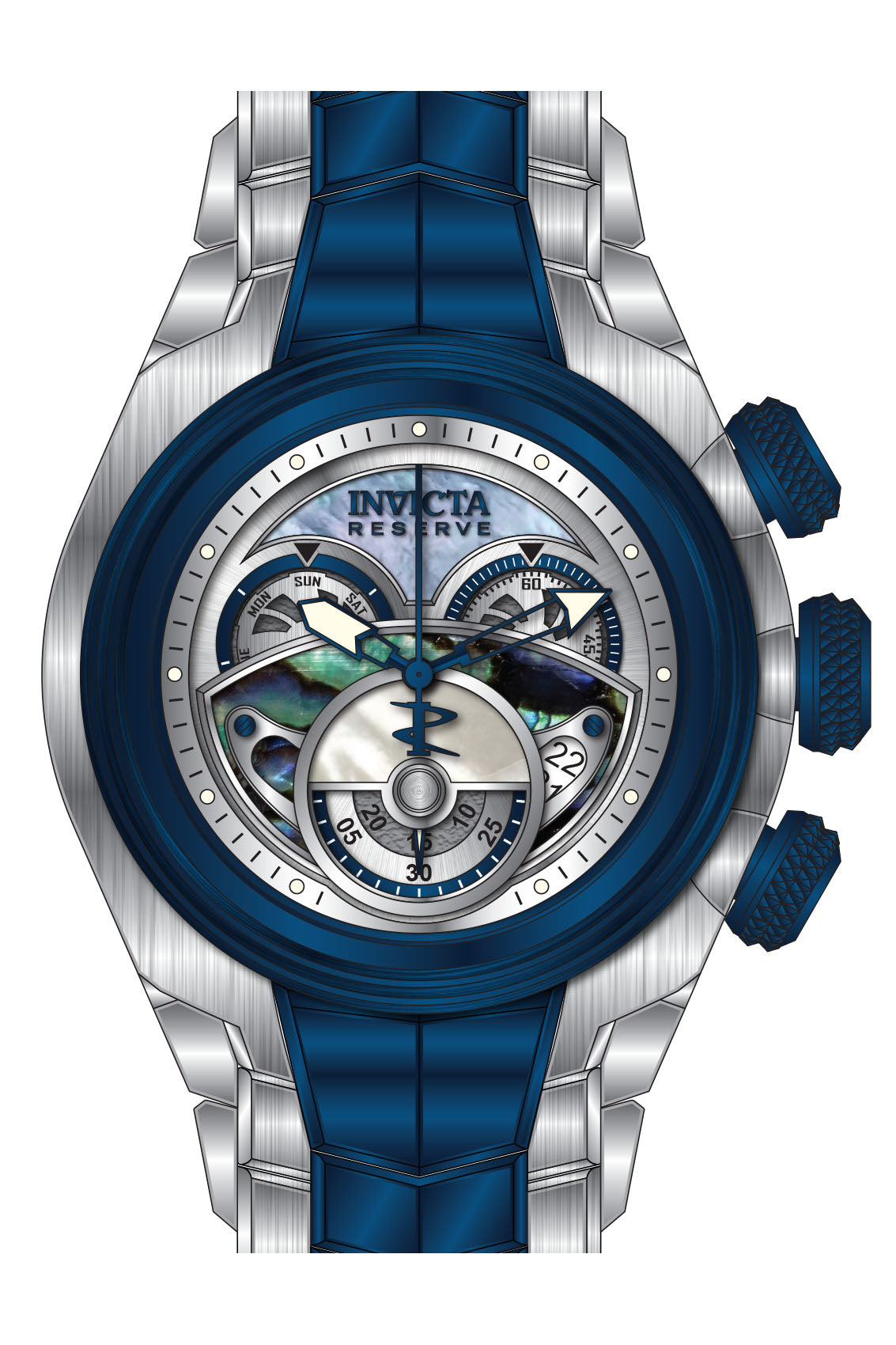 Band for Invicta Reserve S1 Men 38866