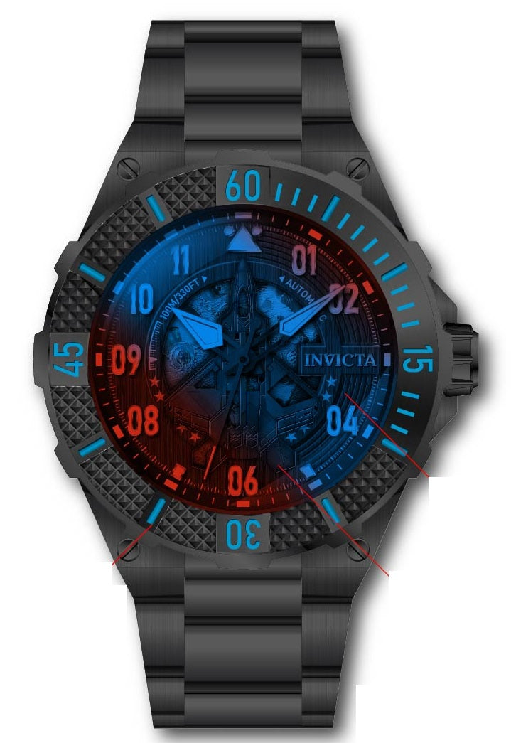 Band for Invicta Aviator Men 39918