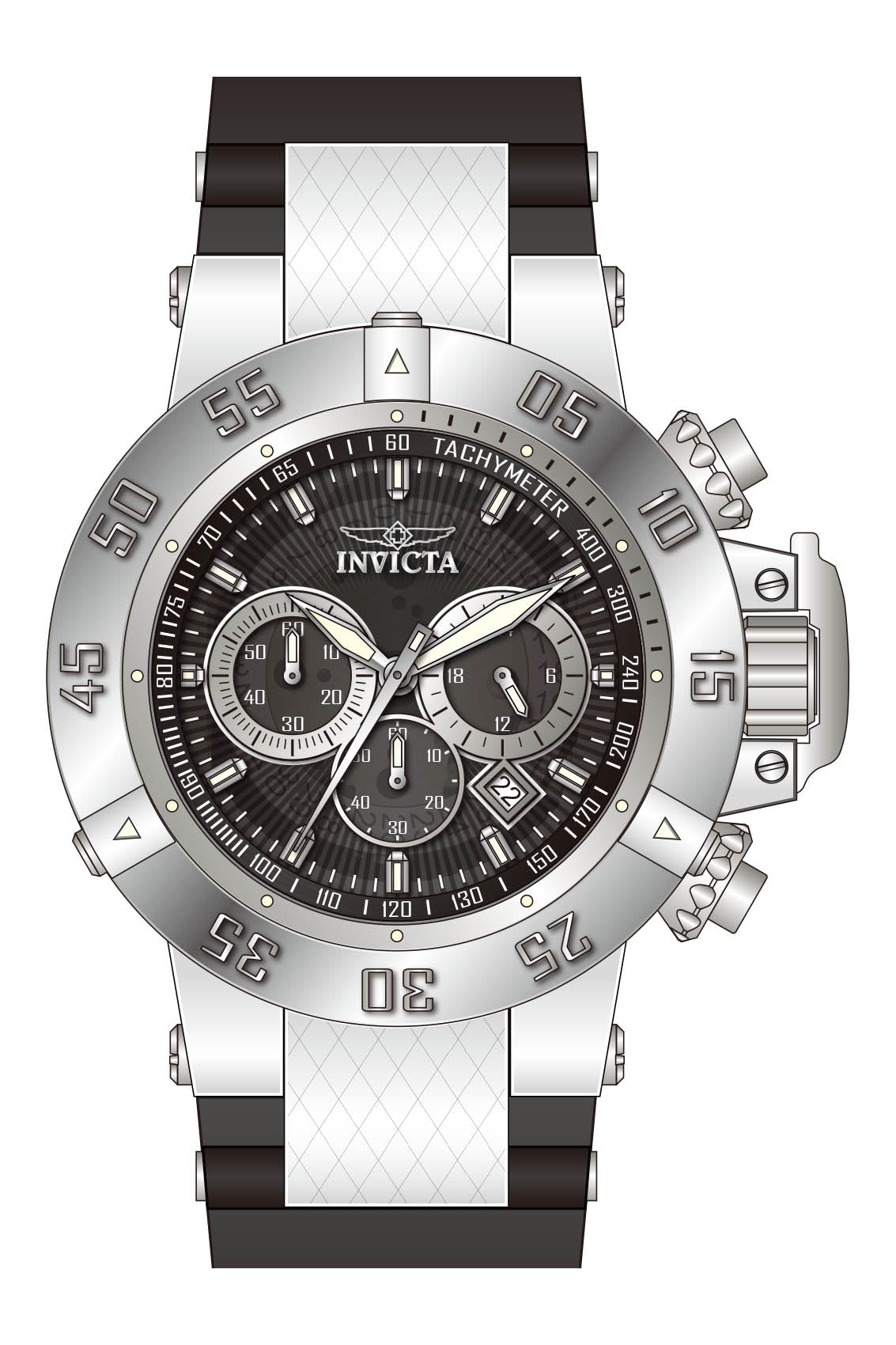 Band for Invicta Subaqua Noma III Men 38995