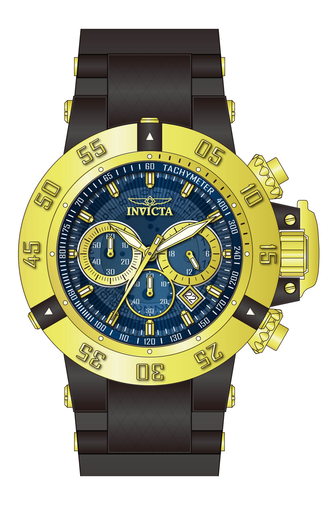 Band for Invicta Subaqua Noma III Men 38997