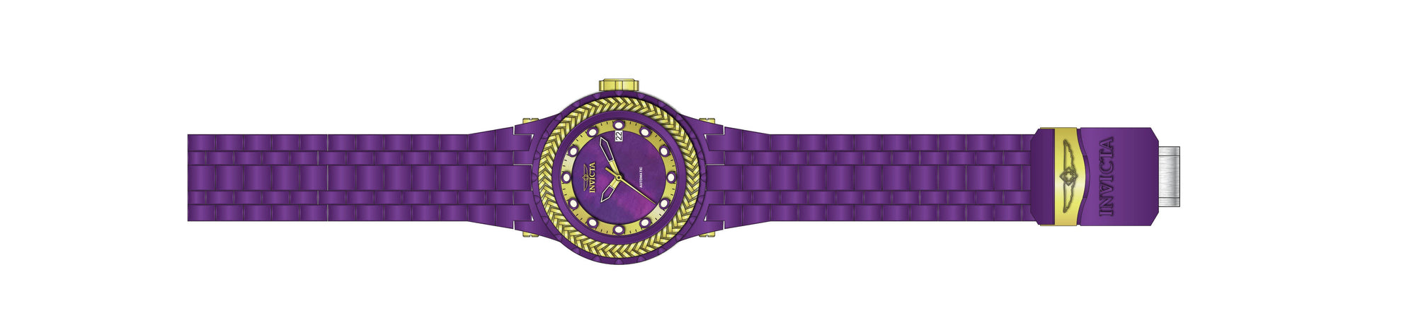 Band for Invicta Specialty men Purple Label 39038
