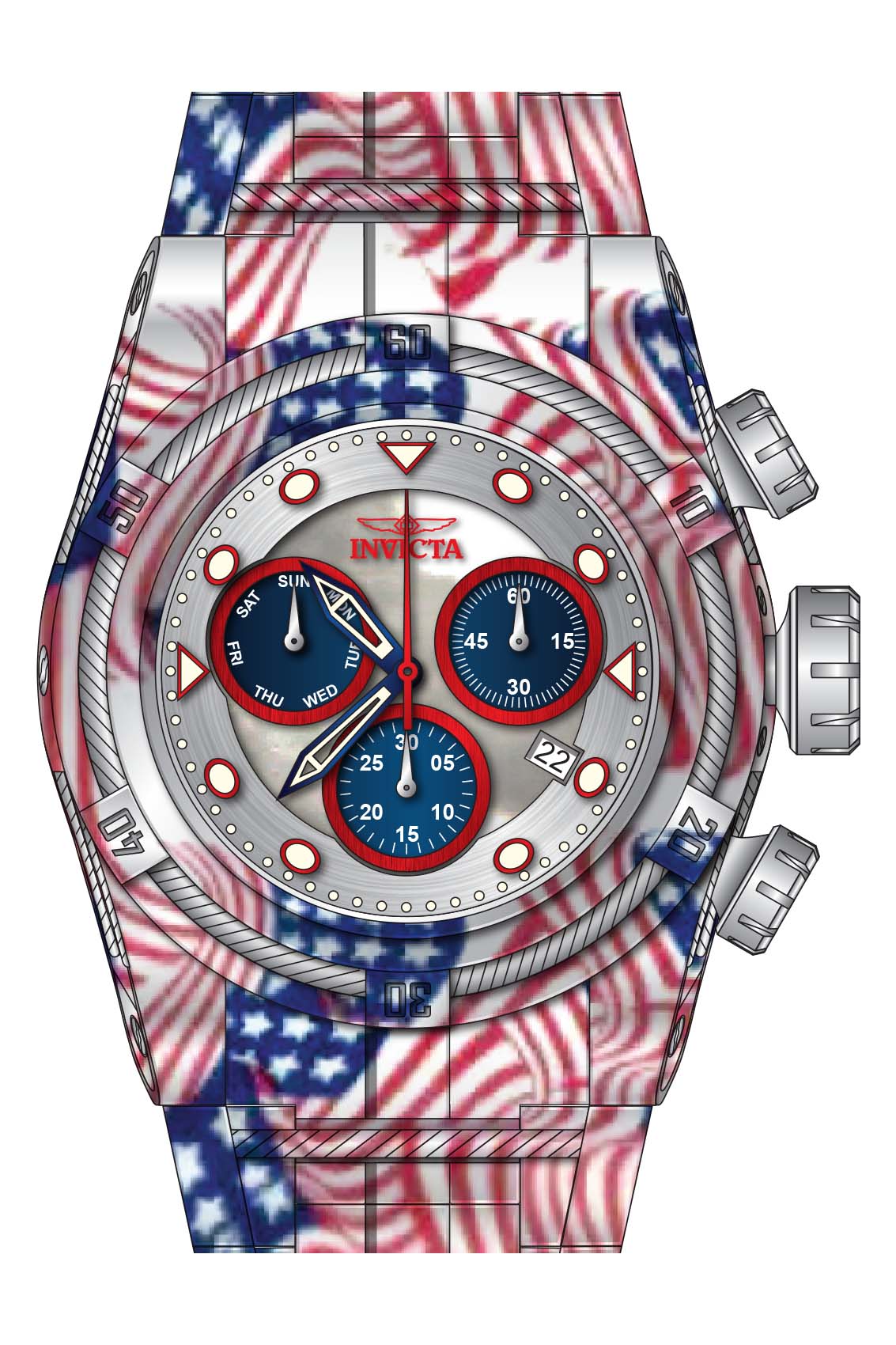 Band for Invicta Bolt Men 39475