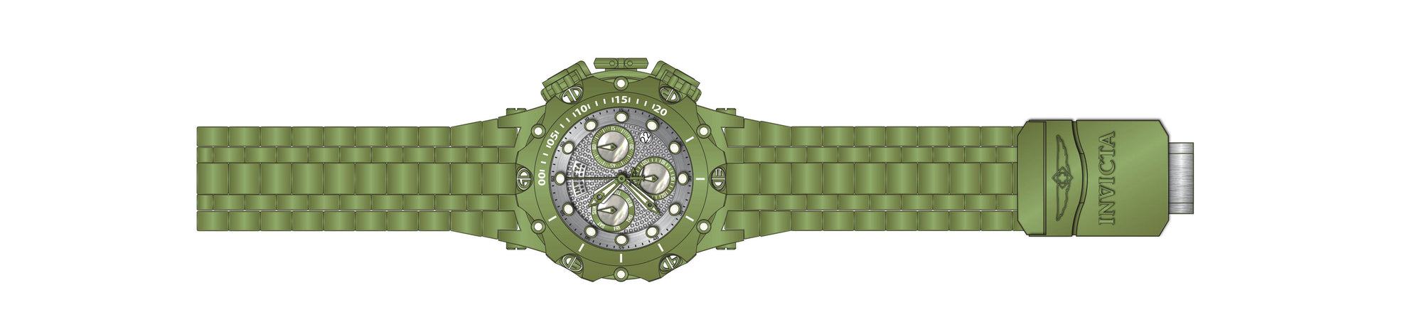 Band for Invicta Reserve Venom Men 39395