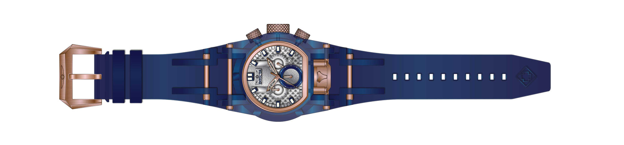 Band for Invicta Bolt Bolt Zeus Magnum Men 40143