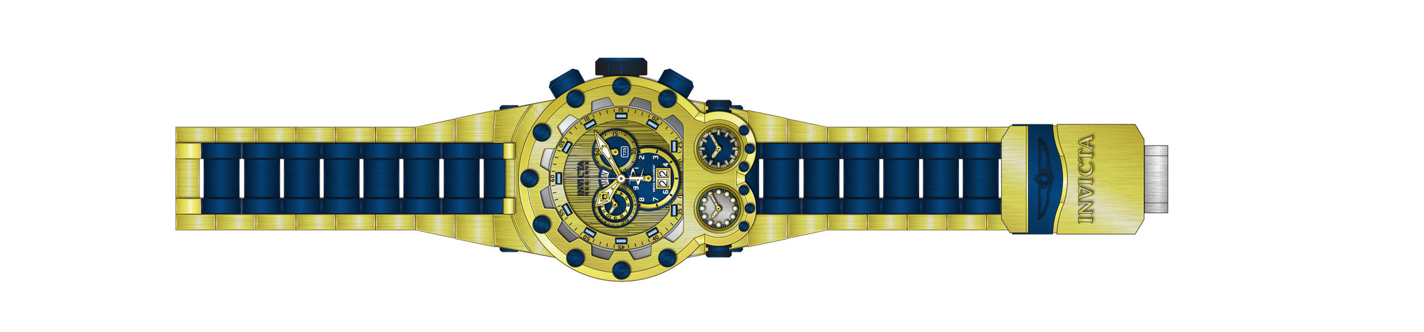 Band for Invicta Reserve Magnum Tria Men 37552