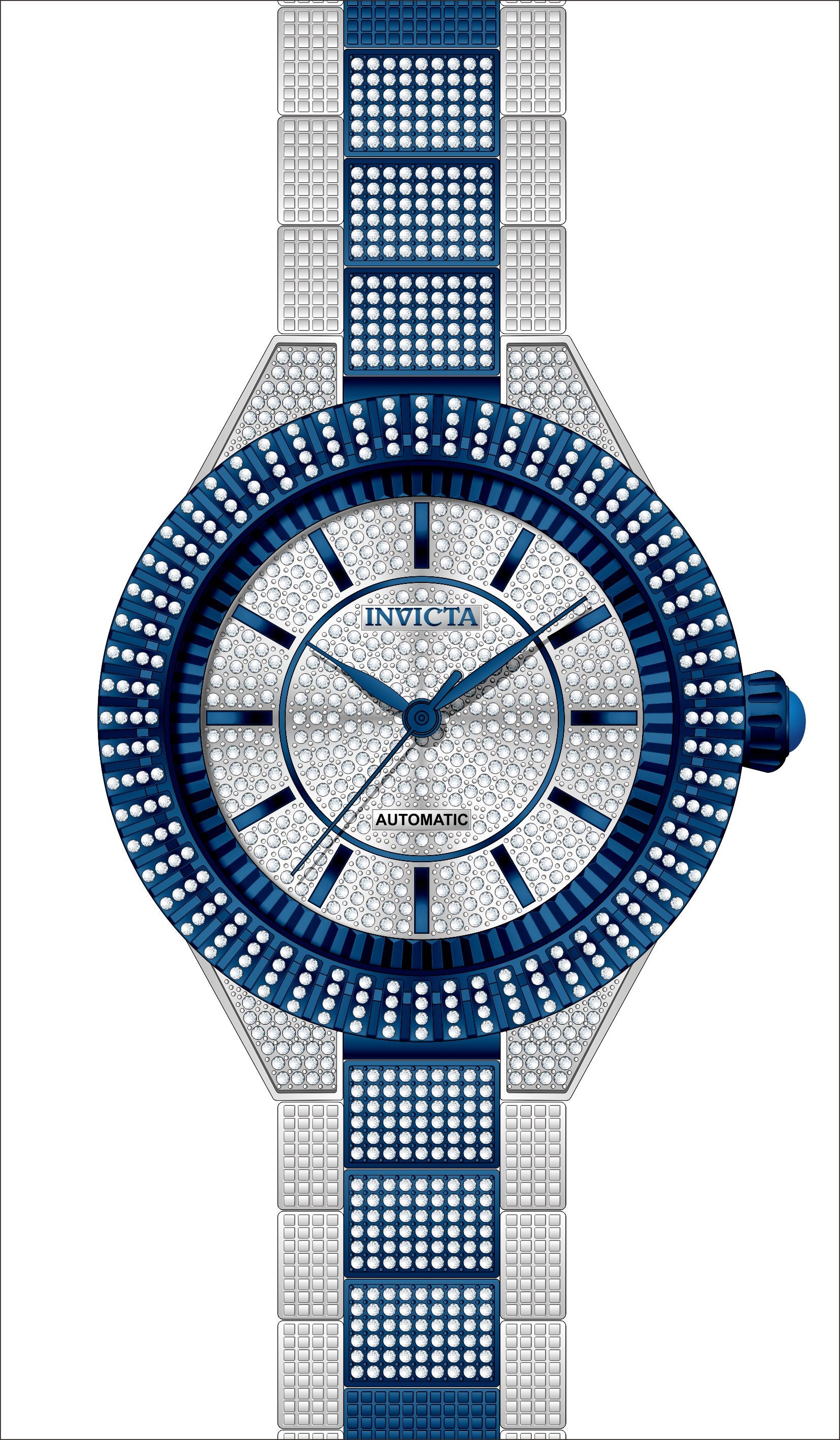 Band for Invicta Specialty Men 40622