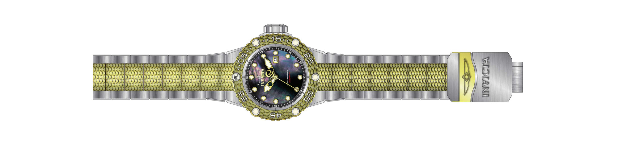 Band for Invicta Subaqua Men 40066