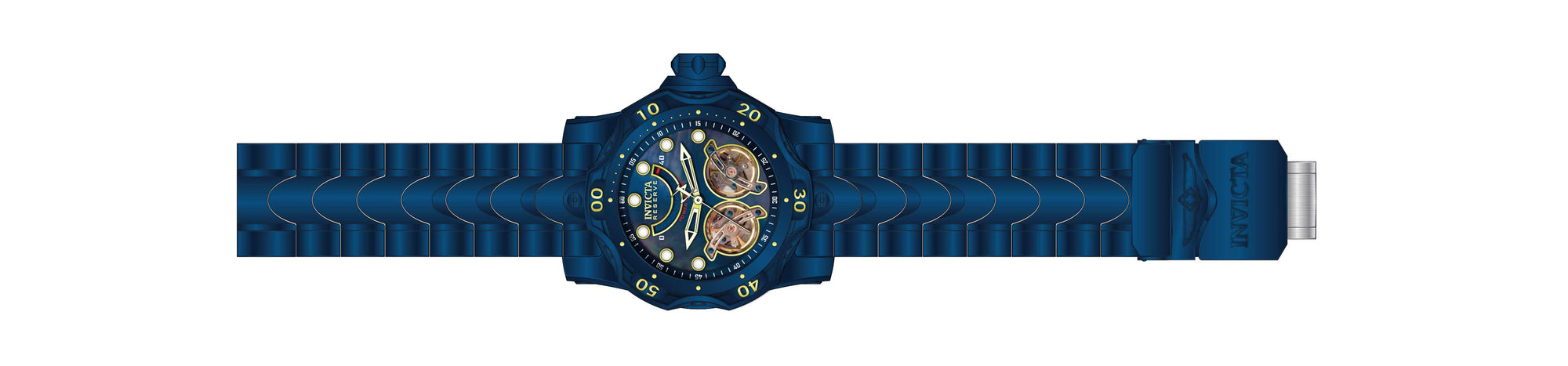 Band for Invicta Reserve Venom Men Blue Label 40058