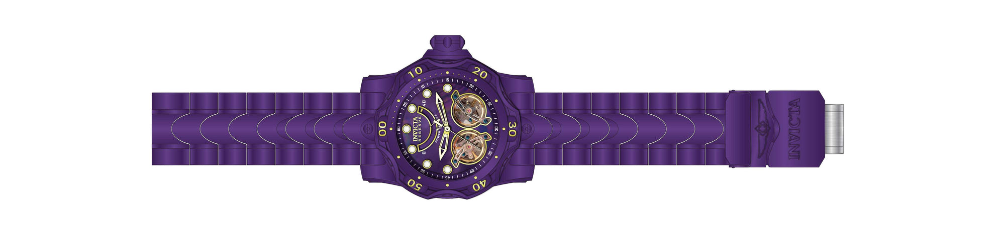 Band for Invicta Reserve Venom Men Purple Label 40059