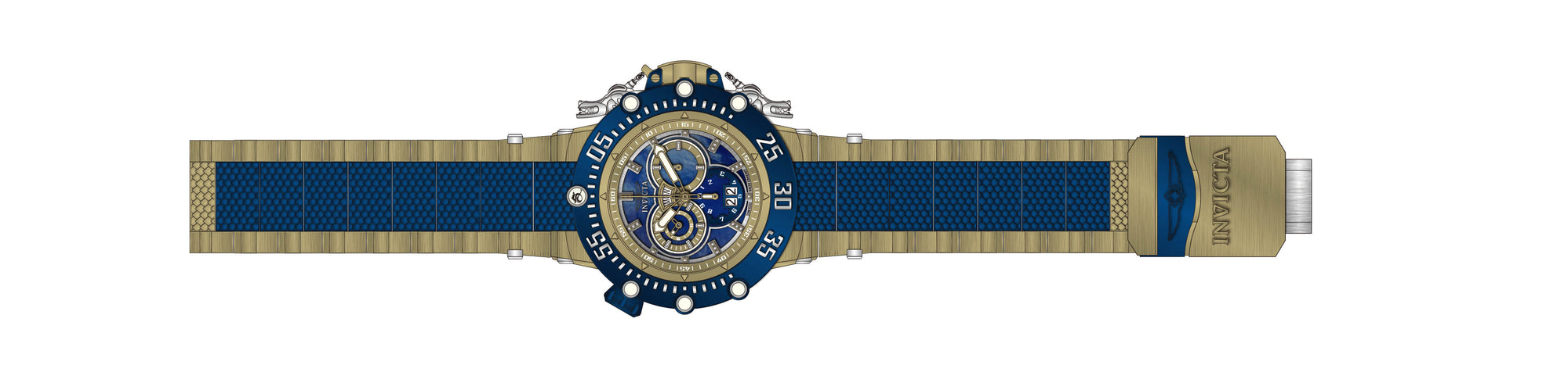 Band for Invicta Subaqua Men None 39948