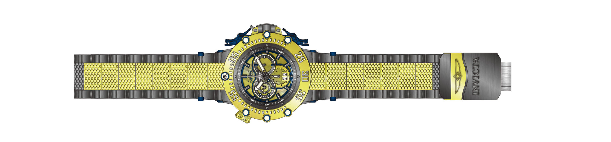 Band for Invicta Subaqua Men None 39949