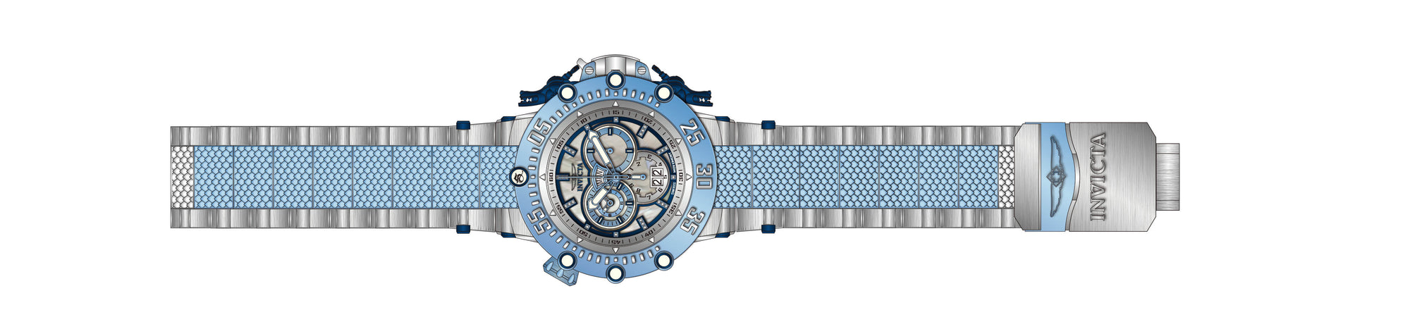 Band for Invicta Subaqua Men None 39950