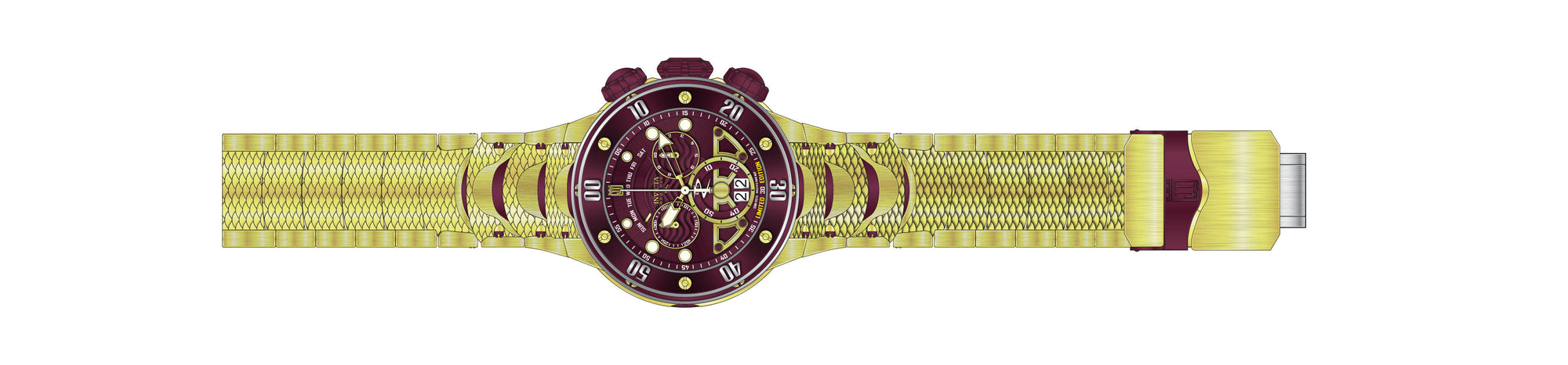 Band for Invicta JT Men 38248