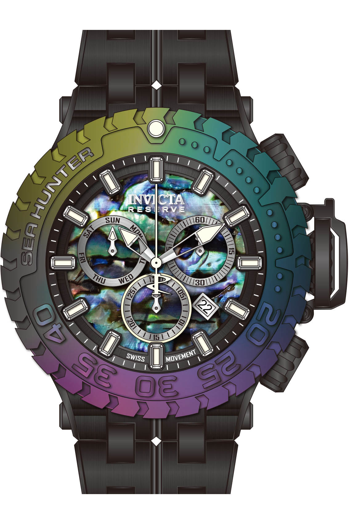 Band for Invicta Sea Hunter Men 39960