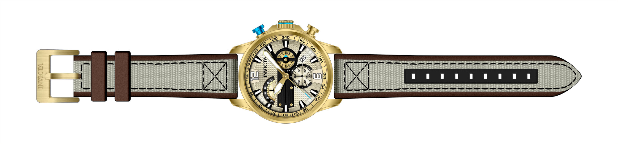 Band for Invicta Aviator Men 41688