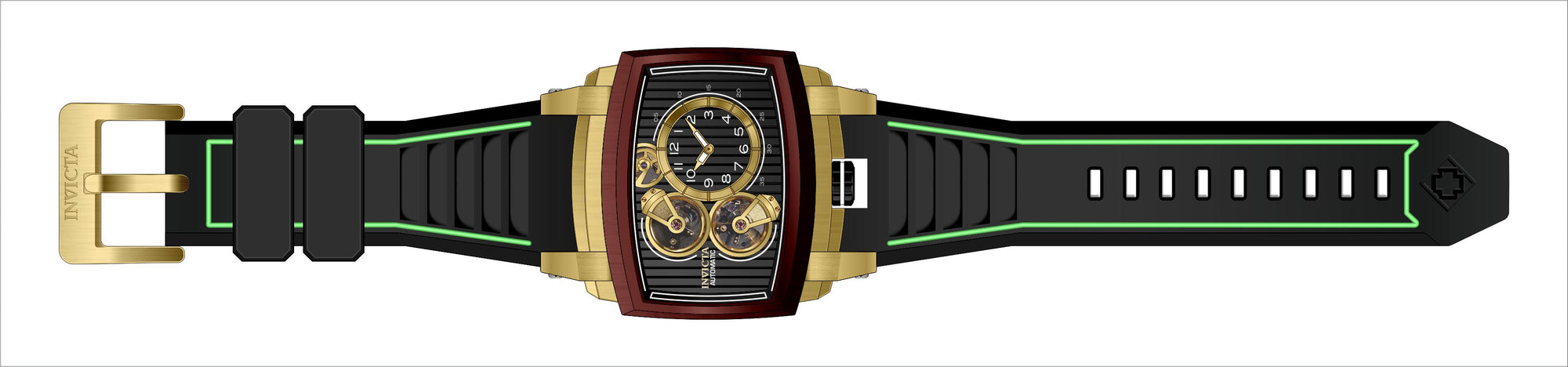 Band for Invicta Akula Men 41697