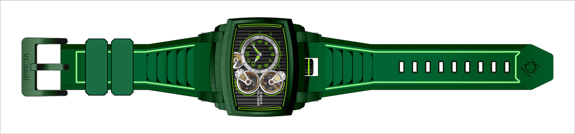 Band for Invicta Akula Men 41700