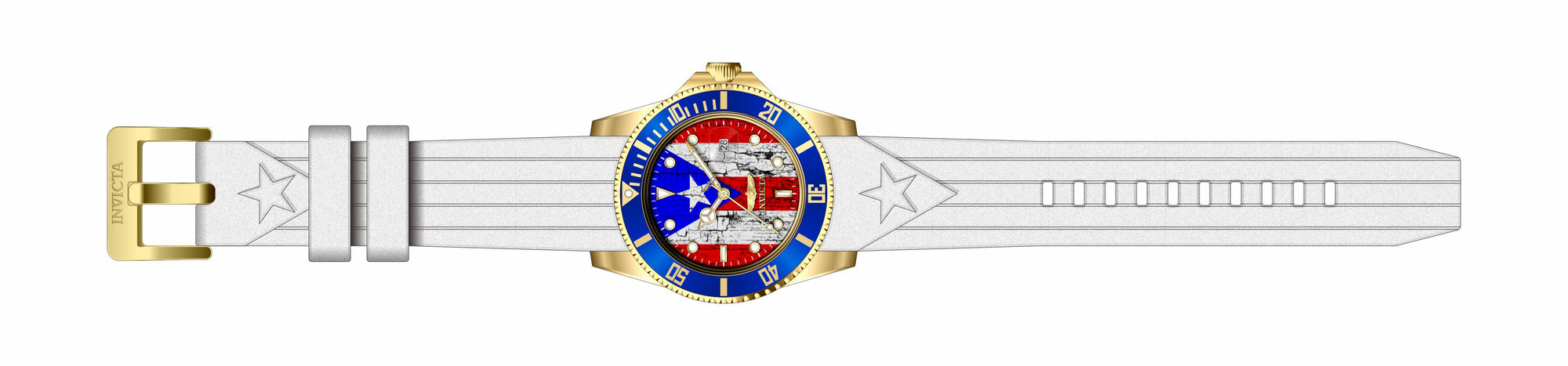 Band for Invicta Pro Diver Store Exclusive Men 43049
