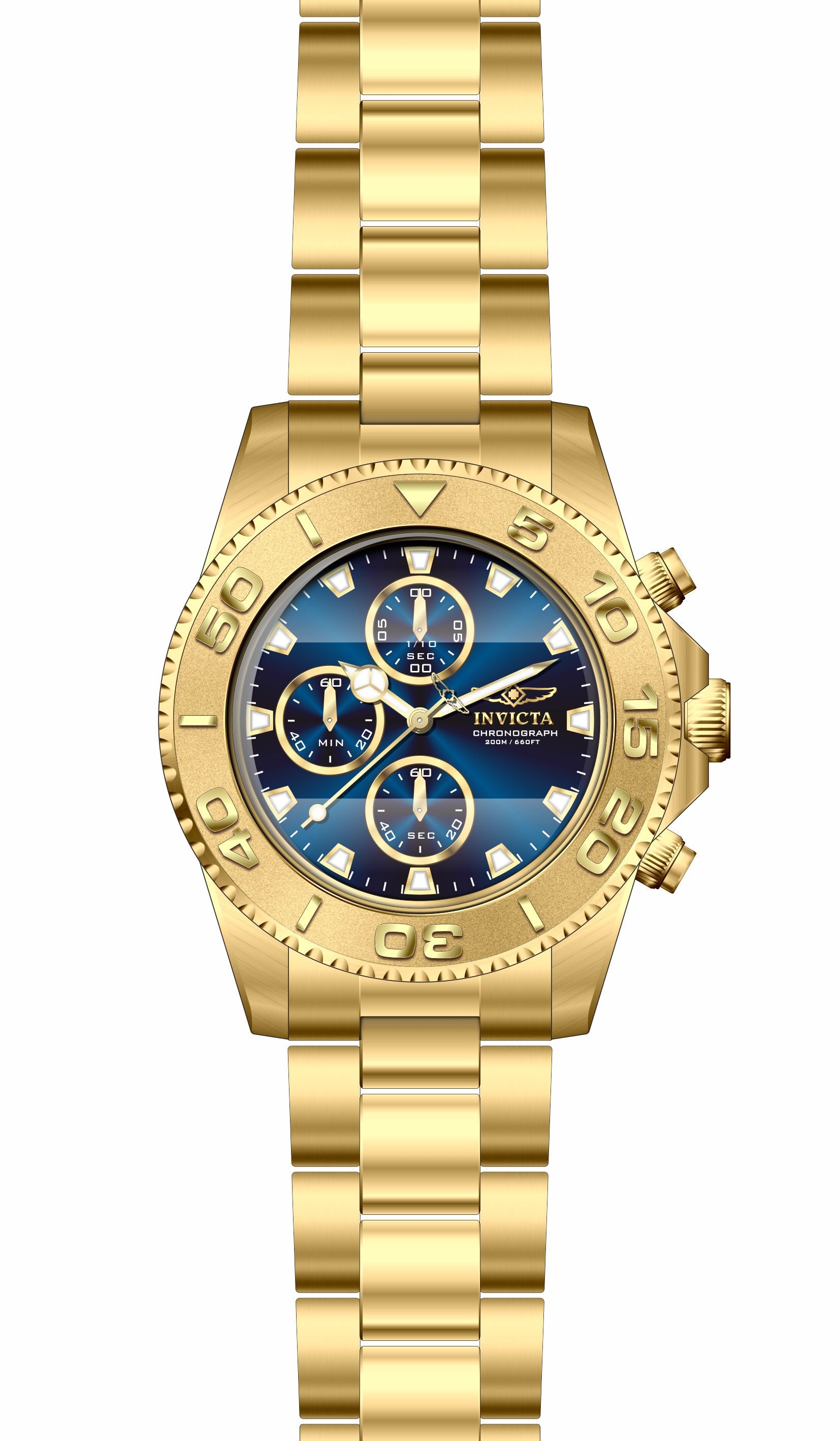 Band for Invicta Pro Diver Zager Exclusive Men 43409