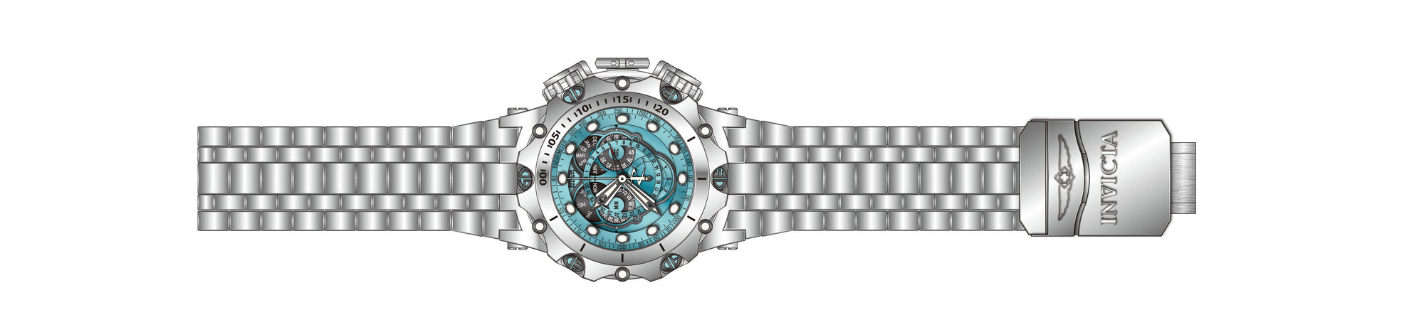 Band for Invicta Reserve Venom Men 43313