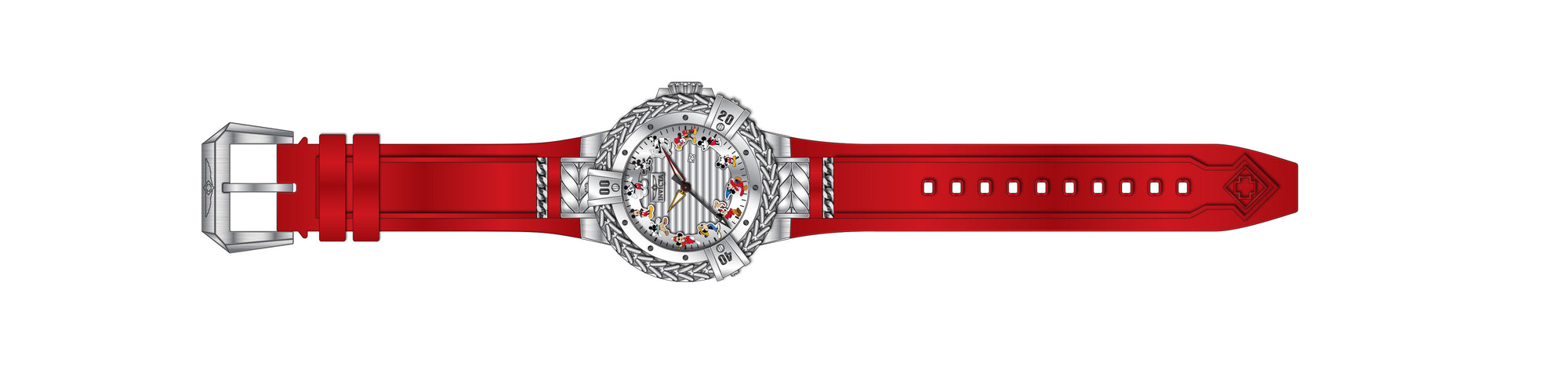 Band for Invicta Disney Limited Edition Mickey Mouse Lady 43654