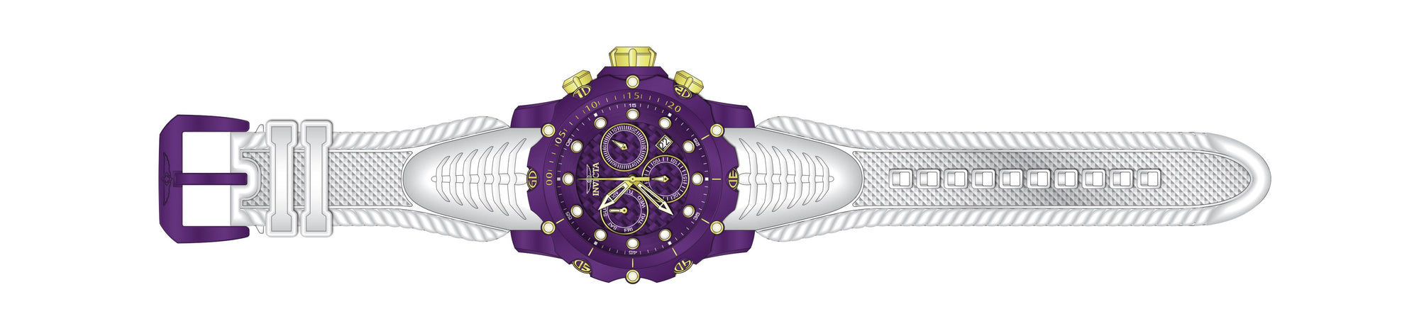 Band for Invicta Venom Men Purple Label 43867