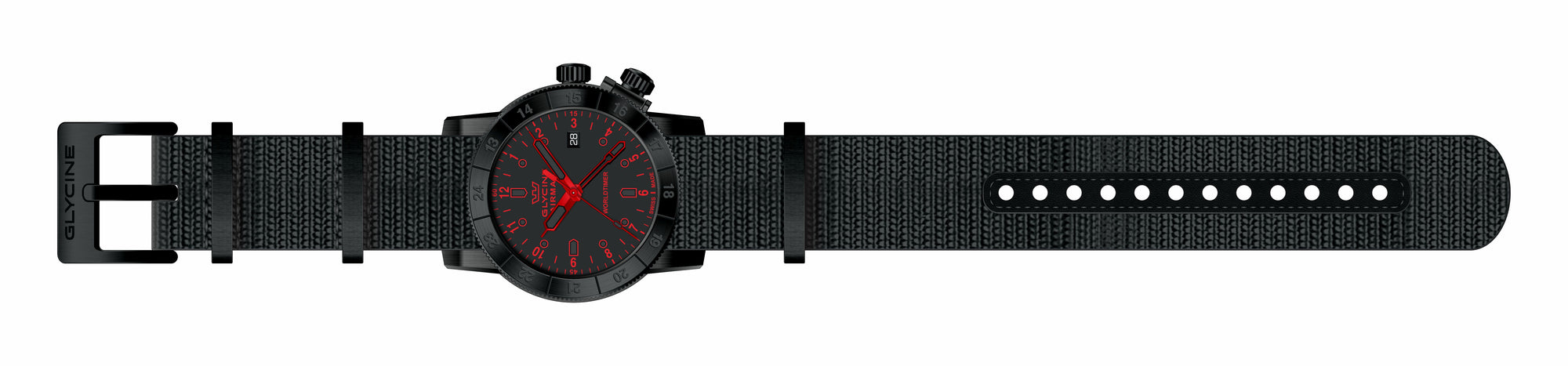 Parts for Glycine Airman 42 Dual Time Quartz GL1027