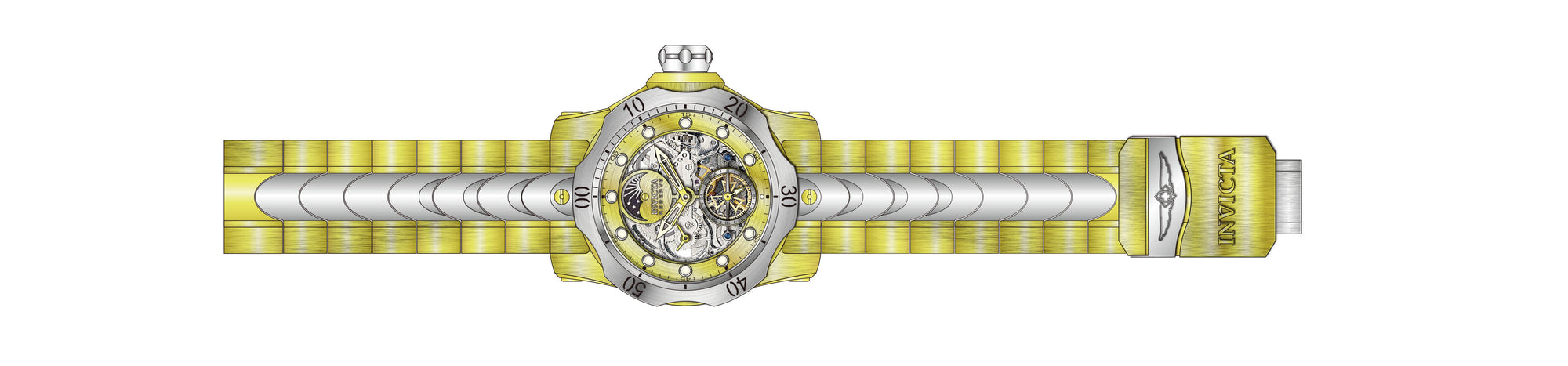 Band for Invicta Reserve Venom Men 43900