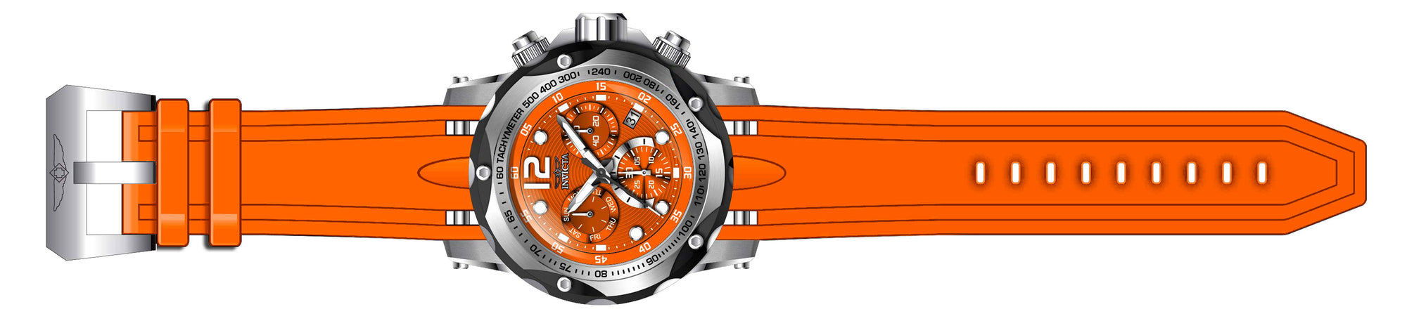 Band for Invicta Speedway LATAM Exclusive Men 40353