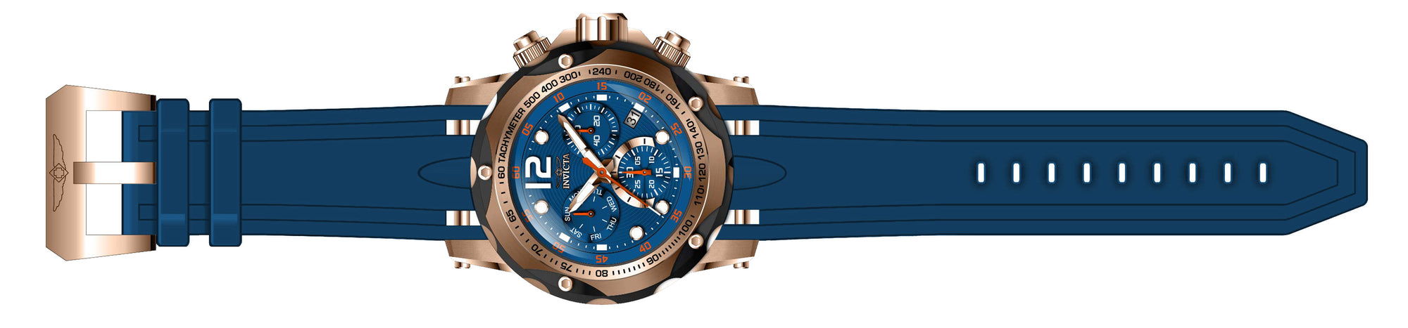 Parts for Invicta Speedway LATAM Exclusive Men 40356