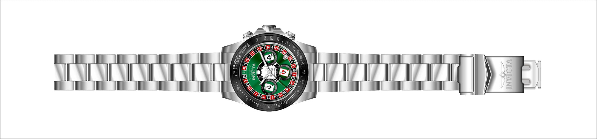 Band For Invicta Speedway Zager Exclusive Men 44642