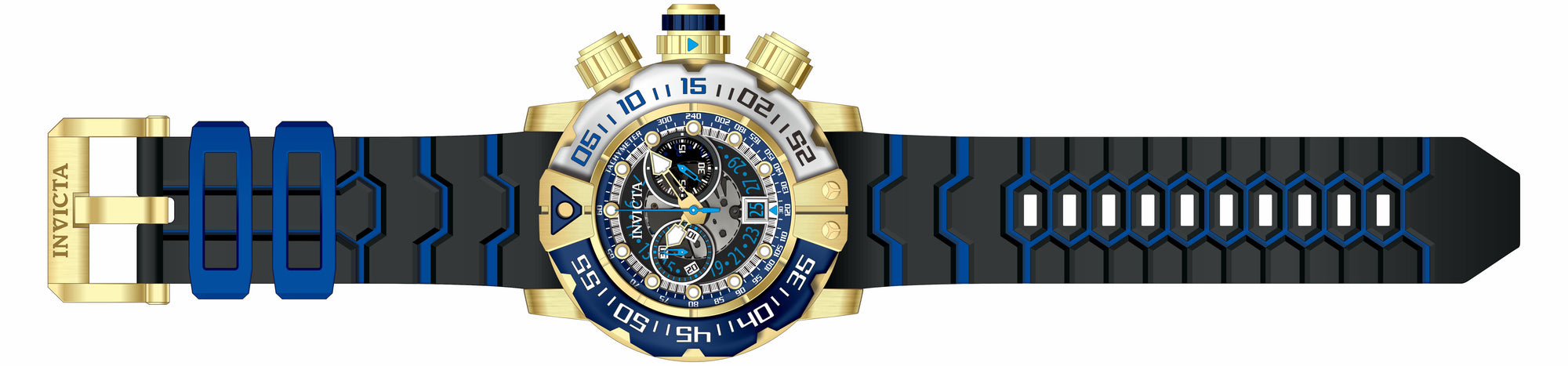 Band For Invicta Sea Hunter  Men 44845