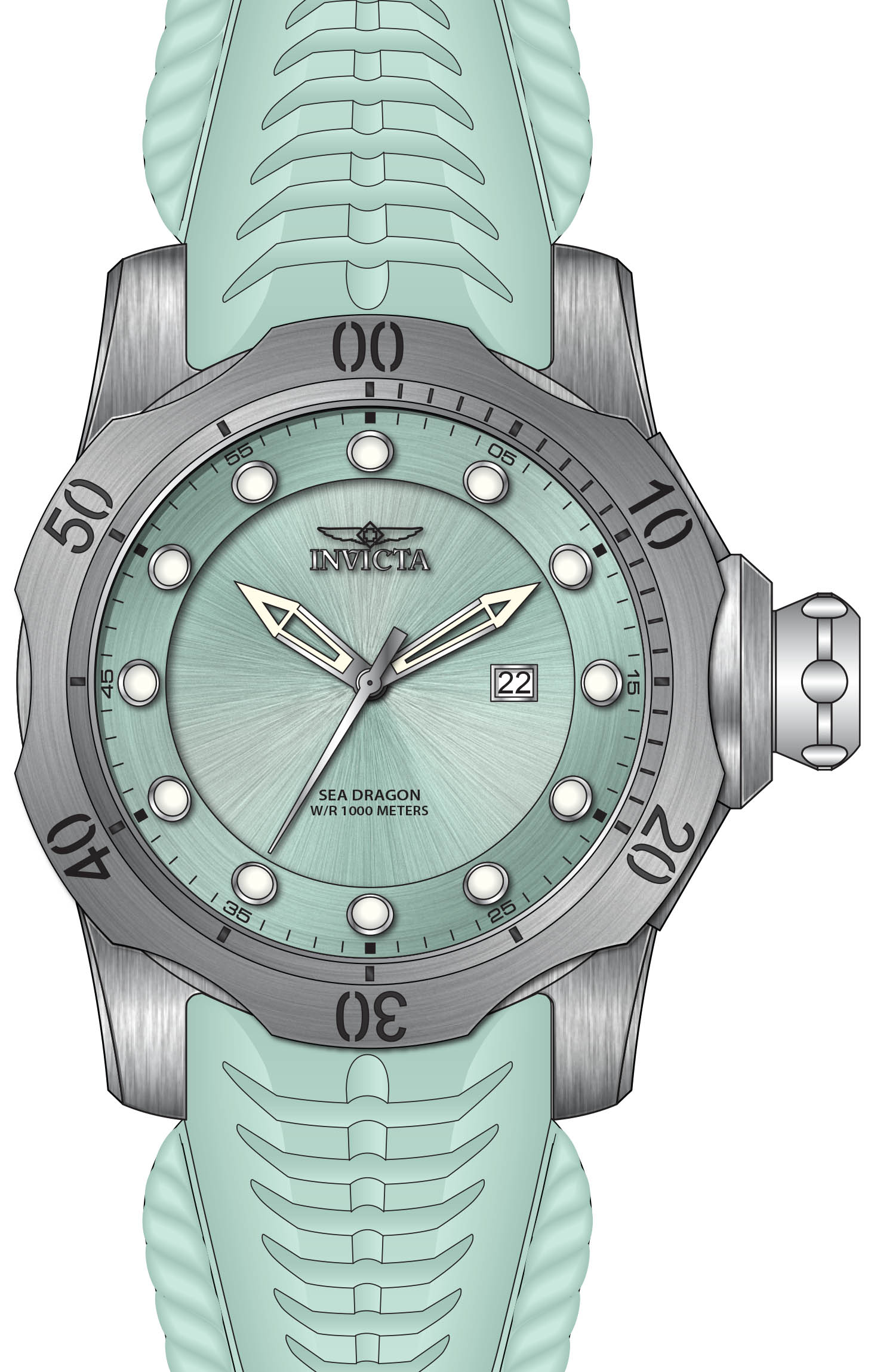 Band For Invicta Venom  Men 45491